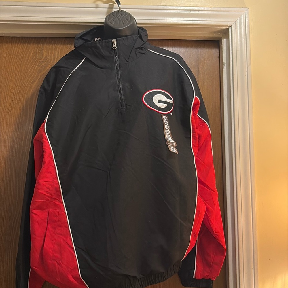NWT Men’s Red and Black UGA Pullover! 
Rep the DAWGS!